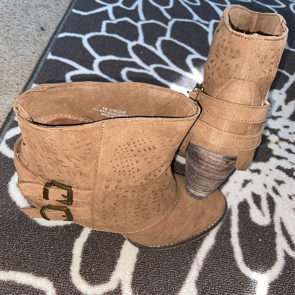 Brown Cato booties